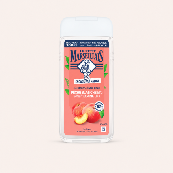 LE PETIT MARSEILLAIS - GEL DOUCHE EXTRA DOUX PÉCHE BLANCHE ET NÉCTARINE