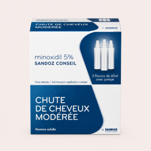 SANDOZ - MINOXIDIL 5% CHUTE DE CHEVEUX MODÉRÉE