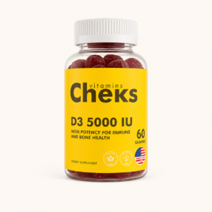 CHEKS - D3 5000 IU  60 GUM