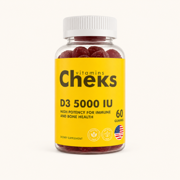 CHEKS - D3 5000 IU  60 GUM