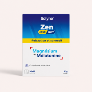 SOLYNE - ZEN JOUR ET NUIT RELAXATION ET SOMMEIL MAGNÉSIUM ET MÉLATONINE