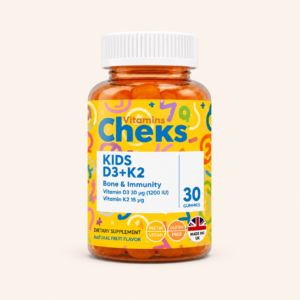 CHEKS - KIDS D3+K2  30 GUM