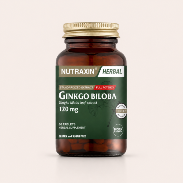 NUTRAXIN - GINKGO BILOBA 120mg