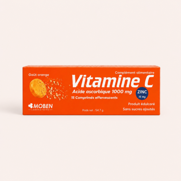 MOBEN - VIDAROC VITAMINE C 1000mg + 15mg zinc